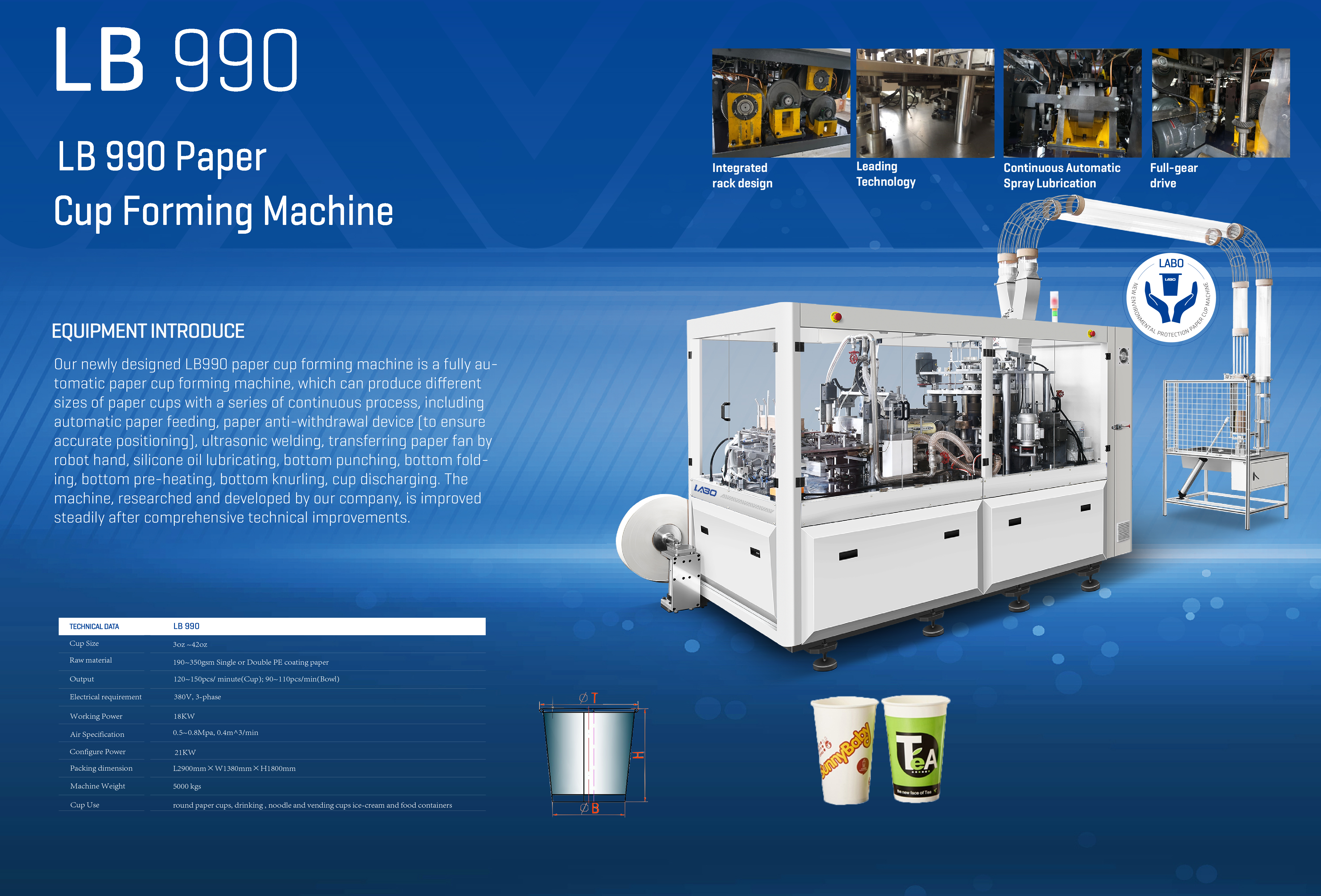 CUP FORING MACHINE