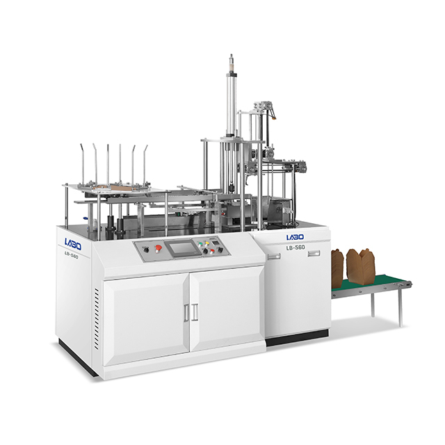 Automatic Disposable Take Away Paper Lunch Box Making Machine LB-560 
